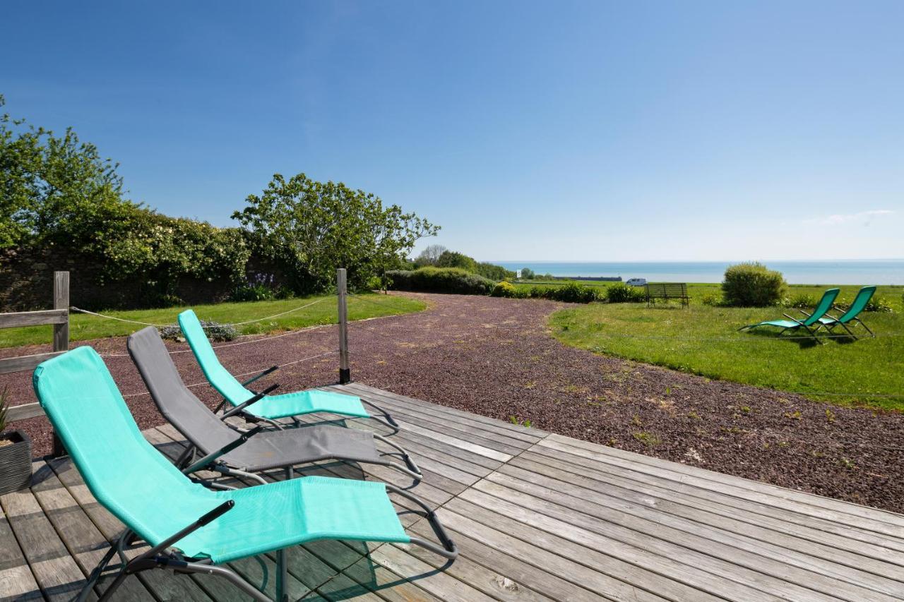 La Metairie-Du-Vauhariot - Vue Mer Et Mont Saint Michel - Piscine Chauffee - Acces Gr34 Канкаль Экстерьер фото