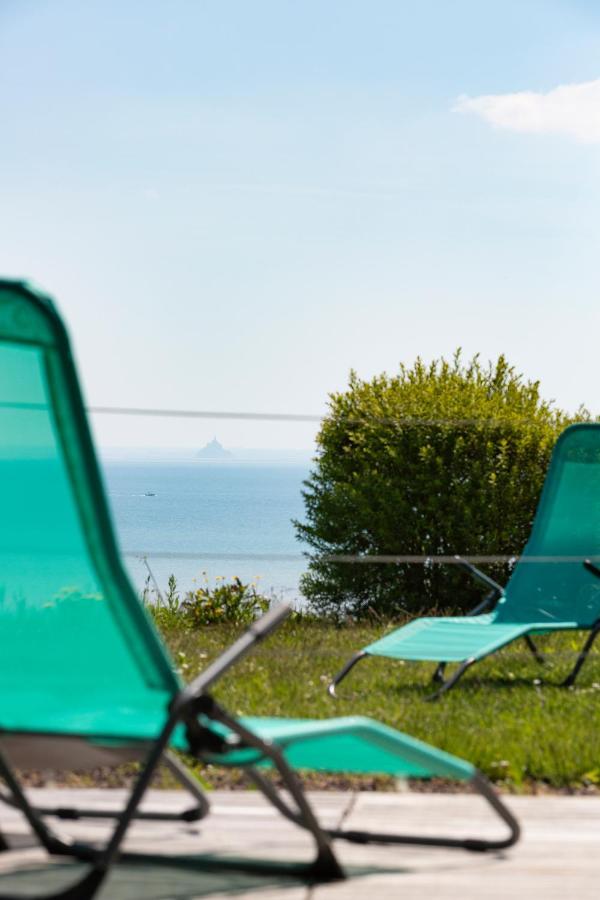 La Metairie-Du-Vauhariot - Vue Mer Et Mont Saint Michel - Piscine Chauffee - Acces Gr34 Канкаль Экстерьер фото